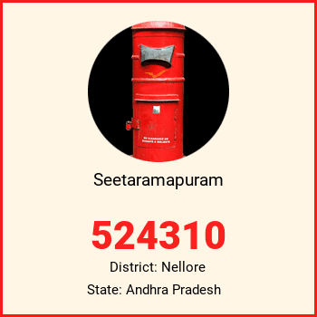 Seetaramapuram pin code, district Nellore in Andhra Pradesh