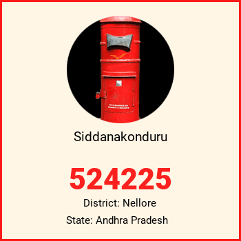 Siddanakonduru pin code, district Nellore in Andhra Pradesh