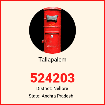 Tallapalem pin code, district Nellore in Andhra Pradesh