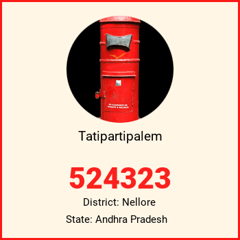Tatipartipalem pin code, district Nellore in Andhra Pradesh