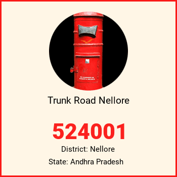 Trunk Road Nellore pin code, district Nellore in Andhra Pradesh
