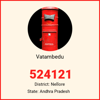 Vatambedu pin code, district Nellore in Andhra Pradesh