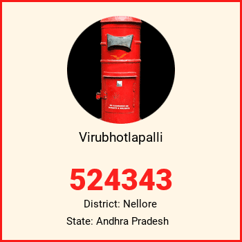 Virubhotlapalli pin code, district Nellore in Andhra Pradesh