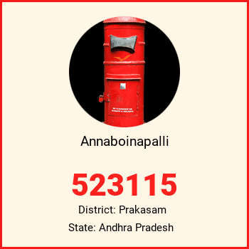 Annaboinapalli pin code, district Prakasam in Andhra Pradesh