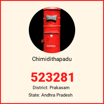 Chimidithapadu pin code, district Prakasam in Andhra Pradesh
