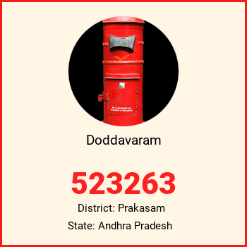 Doddavaram pin code, district Prakasam in Andhra Pradesh