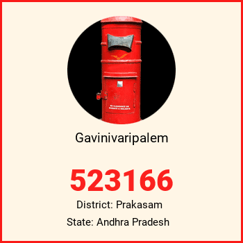 Gavinivaripalem pin code, district Prakasam in Andhra Pradesh