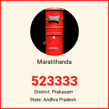 Maratithanda pin code, district Prakasam in Andhra Pradesh