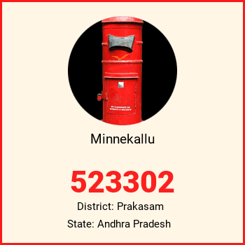 Minnekallu pin code, district Prakasam in Andhra Pradesh