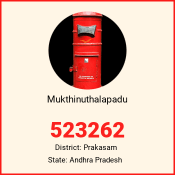 Mukthinuthalapadu pin code, district Prakasam in Andhra Pradesh