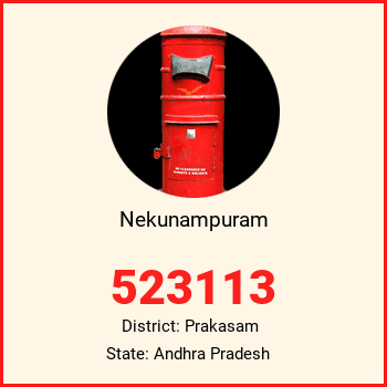 Nekunampuram pin code, district Prakasam in Andhra Pradesh