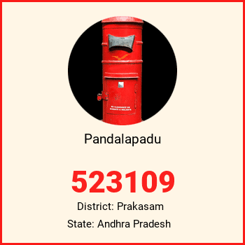 Pandalapadu pin code, district Prakasam in Andhra Pradesh