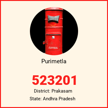 Purimetla pin code, district Prakasam in Andhra Pradesh