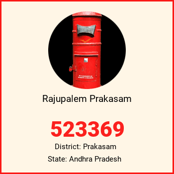 Rajupalem Prakasam pin code, district Prakasam in Andhra Pradesh