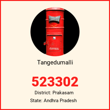 Tangedumalli pin code, district Prakasam in Andhra Pradesh