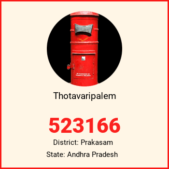 Thotavaripalem pin code, district Prakasam in Andhra Pradesh