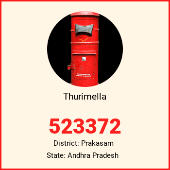 Thurimella pin code, district Prakasam in Andhra Pradesh
