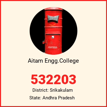 Aitam Engg.College pin code, district Srikakulam in Andhra Pradesh