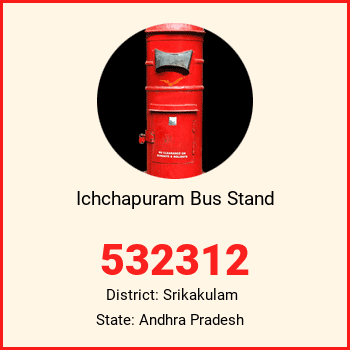 Ichchapuram Bus Stand pin code, district Srikakulam in Andhra Pradesh