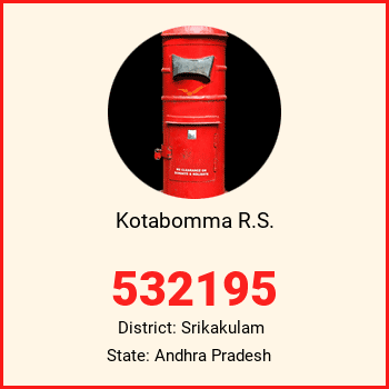 Kotabomma R.S. pin code, district Srikakulam in Andhra Pradesh