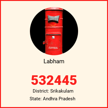 Labham pin code, district Srikakulam in Andhra Pradesh