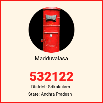 Madduvalasa pin code, district Srikakulam in Andhra Pradesh