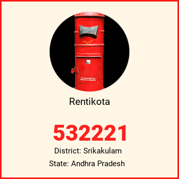 Rentikota pin code, district Srikakulam in Andhra Pradesh
