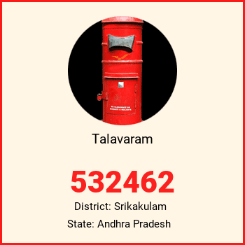 Talavaram pin code, district Srikakulam in Andhra Pradesh