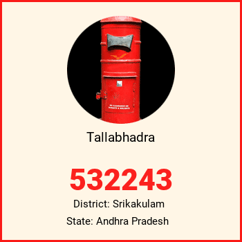 Tallabhadra pin code, district Srikakulam in Andhra Pradesh