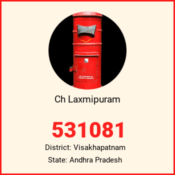 Ch Laxmipuram pin code, district Visakhapatnam in Andhra Pradesh