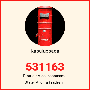 Kapuluppada pin code, district Visakhapatnam in Andhra Pradesh