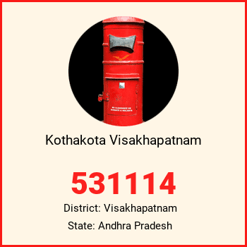 Kothakota Visakhapatnam pin code, district Visakhapatnam in Andhra Pradesh