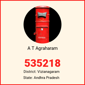 A T Agraharam pin code, district Vizianagaram in Andhra Pradesh