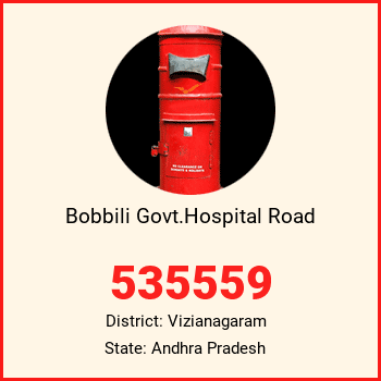 Bobbili Govt.Hospital Road pin code, district Vizianagaram in Andhra Pradesh