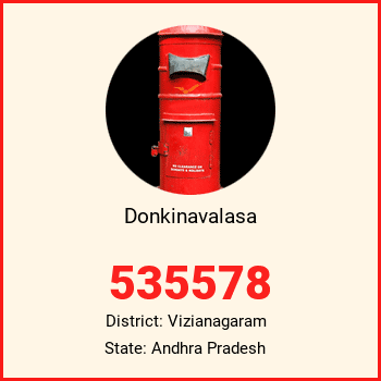 Donkinavalasa pin code, district Vizianagaram in Andhra Pradesh