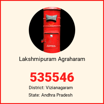 Lakshmipuram Agraharam pin code, district Vizianagaram in Andhra Pradesh