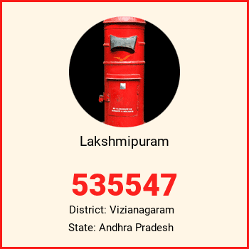 Lakshmipuram pin code, district Vizianagaram in Andhra Pradesh