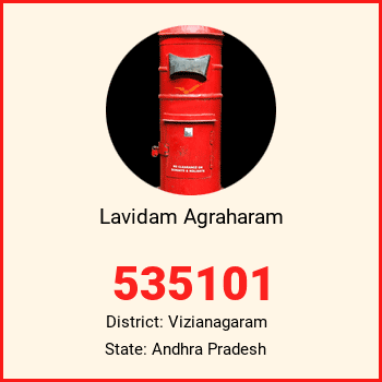 Lavidam Agraharam pin code, district Vizianagaram in Andhra Pradesh