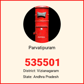 Parvatipuram pin code, district Vizianagaram in Andhra Pradesh