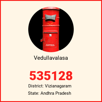 Vedullavalasa pin code, district Vizianagaram in Andhra Pradesh