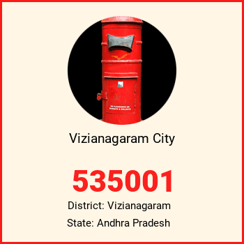 Vizianagaram City pin code, district Vizianagaram in Andhra Pradesh