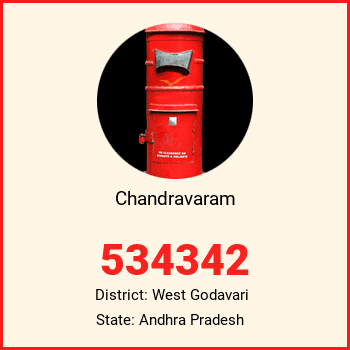 Chandravaram pin code, district West Godavari in Andhra Pradesh