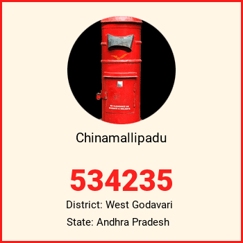 Chinamallipadu pin code, district West Godavari in Andhra Pradesh
