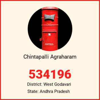 Chintapalli Agraharam pin code, district West Godavari in Andhra Pradesh