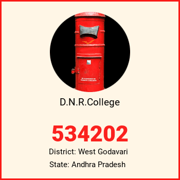 D.N.R.College pin code, district West Godavari in Andhra Pradesh