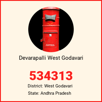 Devarapalli West Godavari pin code, district West Godavari in Andhra Pradesh