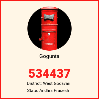 Gogunta pin code, district West Godavari in Andhra Pradesh
