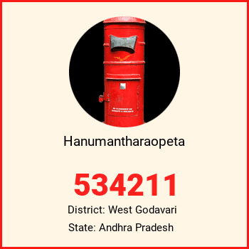 Hanumantharaopeta pin code, district West Godavari in Andhra Pradesh