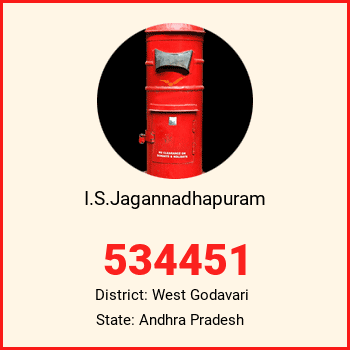 I.S.Jagannadhapuram pin code, district West Godavari in Andhra Pradesh