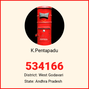 K.Pentapadu pin code, district West Godavari in Andhra Pradesh